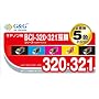 G&G CANON BCI-321�E320PGBK 5�p�b�N NIC-320+321-5P