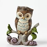 Jim Shore Heartwood Creek Mini Owl on a Branch 3.25" H