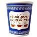 Kitchen & Housewares : We are Happy to Serve You Ceramic Mug