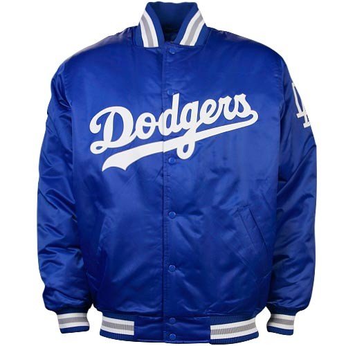 Majestic L.A. Dodgers Royal Blue Authentic Collection Satin Jacket