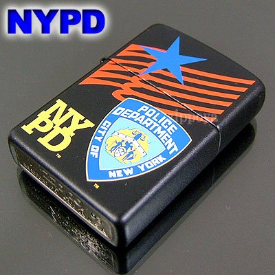 Cover image : Zippo NYPD - Badge,Star and Flag ニューヨーク市警察 ジッポ 20487