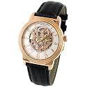 Stuhrling Original Men's Classic 'Delphi' Rose-Tone Skeleton Watch #107.334534