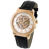 Stuhrling Original Classic Men's 'Delphi' Rose-Tone Skeleton Watch #107.334534
