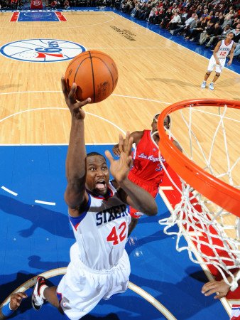 Los Angeles Clippers v Philadelphia 76ers: Elton Brand Photographic Poster Print by Jesse D. Garrabrant, 24x32