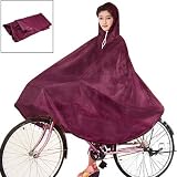 Como Women Men Dark Red Cycling Bicycle Bike Raincoat Rain... Como Women Men Dark Red Cycling Bicycle Bike Raincoat Rain...