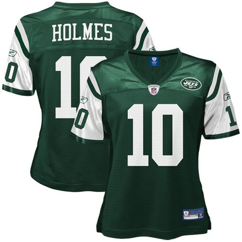 Reebok Santonio Holmes New York Jets Ladies Replica Jersey - Green (Medium)