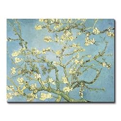 Almond Blossoms - Box Set of 12 Greeting Cards and Patterned Envelopes