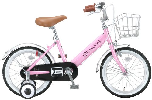 Raychell(レイチェル) 16インチ子供用自転車 KB-16R ピンク/ブラック KB-16R