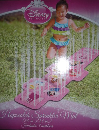 Disney Princess Hopscotch Sprinkler Mat