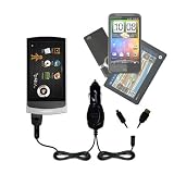 Double Car Charger with tips including a tip for the Samsung YP-R1 Digital Media Player – uses Gomadic TipExchange Technology