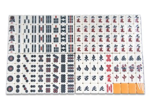 麻雀牌ハダカ 背面黄色 ユリア树脂 麻将牌裸后