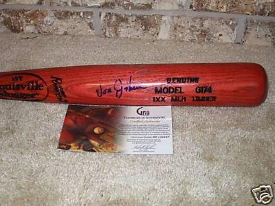Von Joshua Autographed Bat - GAI - Autographed MLB Bats