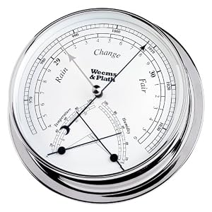 Weems and Plath Endurance Collection 145 Barometer and Comfortmeter Combination (Chrome) by
