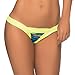 Espiral Women's Printed Thong with Thick Straps Zebra Print Medium/Large