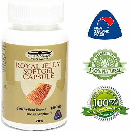 Edenmade Royal Jelly 1000mg Softgel Capsule (60 Capsules) **Made in New Zealand**
