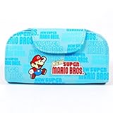 Super Mario Bros PSP 2000 3000 Case Cover Blue