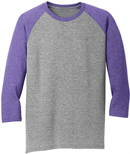 Joe's USA Men's Raglan Baseball T-Shirt. 3/4 Sleeve Baseball Tees. Sizes: XS-4XL