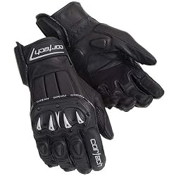 Cortech Vice Men's Leather Street Bike Racing Motorcycle Gloves - Black