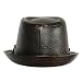 51cDiOC4foL. AA75  DISTRESSED LEATHER STYLE BROWN CLASSIC FEDORA