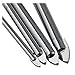 TOOGOO Glass Drill Metal Ceramic Tile Drill Bits, 4/25'' to 2/5''