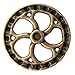 Steampunk Flywheel Button - Copper Finish - 5/8