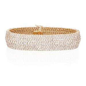 Diamond 18k Rose Gold Bracelet