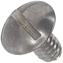 Thomas 304 Stainless Steel Slotted Truss Head Mounting Screw, #6-32 Thread x 1/4" Diameter