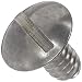 Thomas 304 Stainless Steel Slotted Truss Head Mounting Screw, #6-32 Thread x 1/4" Diameter