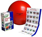 Thera-Band Exercise Balls - Red - 55 cm (22") - For Body Height 5' 1" - 5' 5"