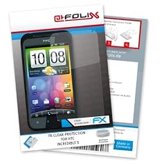 atFoliX FX-Clear Displayschutzfolie f�r HTC Incredible S - Displayschutz kristallklar! H�chste Qualit�t - Made in Germany!