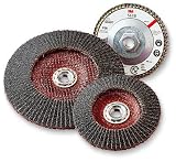 3M(TM) Abrasive Flap Disc 563D, 4 1 / 2 in 5 / 8 in-11 Internal, P40 Y weight [PRICE is per DISC]