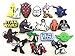 NEW 17pcs Star Wars Shoe Charms for Croc Shoes & Wristband Bracelet