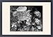 Framed Prints of Primula Auricula (Bears Ear Primrose) with bee guard from Mary Evans