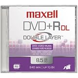 Maxell 1PK DL DVD+R 8.5GB 2.4X-W/ JC ( 634080 )