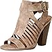 Delicious By Soda Yummy Cutout Stacked Heel Sandal