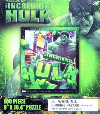  THE INCREDIBLE HULK 100 PC. PUZZLE BY MARVEL