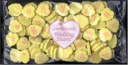 Large Fluted Yellow Wedding Hearts (1lb. Clear Bag)