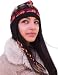 Handmade Alpaca Natural Fiber Hat - Andean Sunset (One Size Fits Most/adult Women/teens)