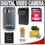 Bell & Howell DV600 HD High Definition Digital Video Camcorder/ Still Camera with Flip (Charcoal Gray) with 8GB Card + Accessory Kit