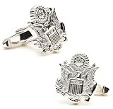American Eagle Seal Sterling Silver Cufflinks Cuff Links