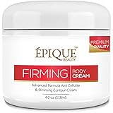 Epique Beauty Cellulite Cream Firming Body Lotion with Caffeine and Retinol, 4 oz
