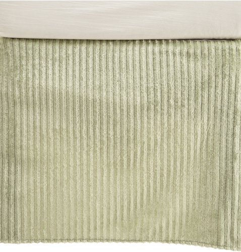 Carters Everyday Easy Velour Dust Ruffle, Sage