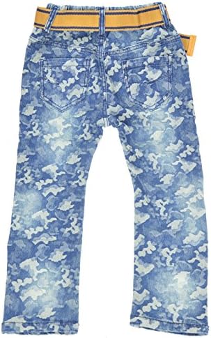 DOKI Little Boys' Denim Straight Pants 5 Blue