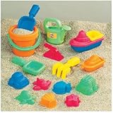 Small World Toys Sand & Water - 15-pc Sand Toy Set