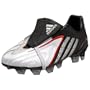 adidas Little Kid/Big Kid PREDATOR� PowerSwerve TRX FG Soccer Cleat,Running White/Metallic Silver/Black (Power),5.5 M US Big Kid