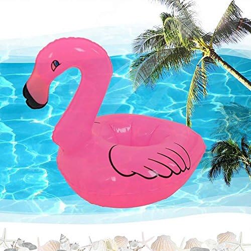 Zenboo Pink Flamingo Super Cool Inflatable Drink Holder (5 Pack)