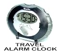 Westclox X.clox LCD travel alarm clock