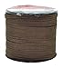 Mandala Crafts 100 Yards 2.65mm Olive Brown Faux Suede Cord - Flat Vegan Leather Cord for Jewelry Making Beading - Leather String Cord Leather Lace for Necklace Bracelet