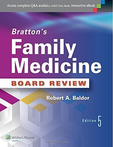 Bratton's Family Medicine Board Review Fifth Edition by Baldor MD, Robert A. (2014) Paperback
