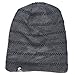 Stylish Mens Slouch Beanie Long Knit Cap Skull Hat Gray B734